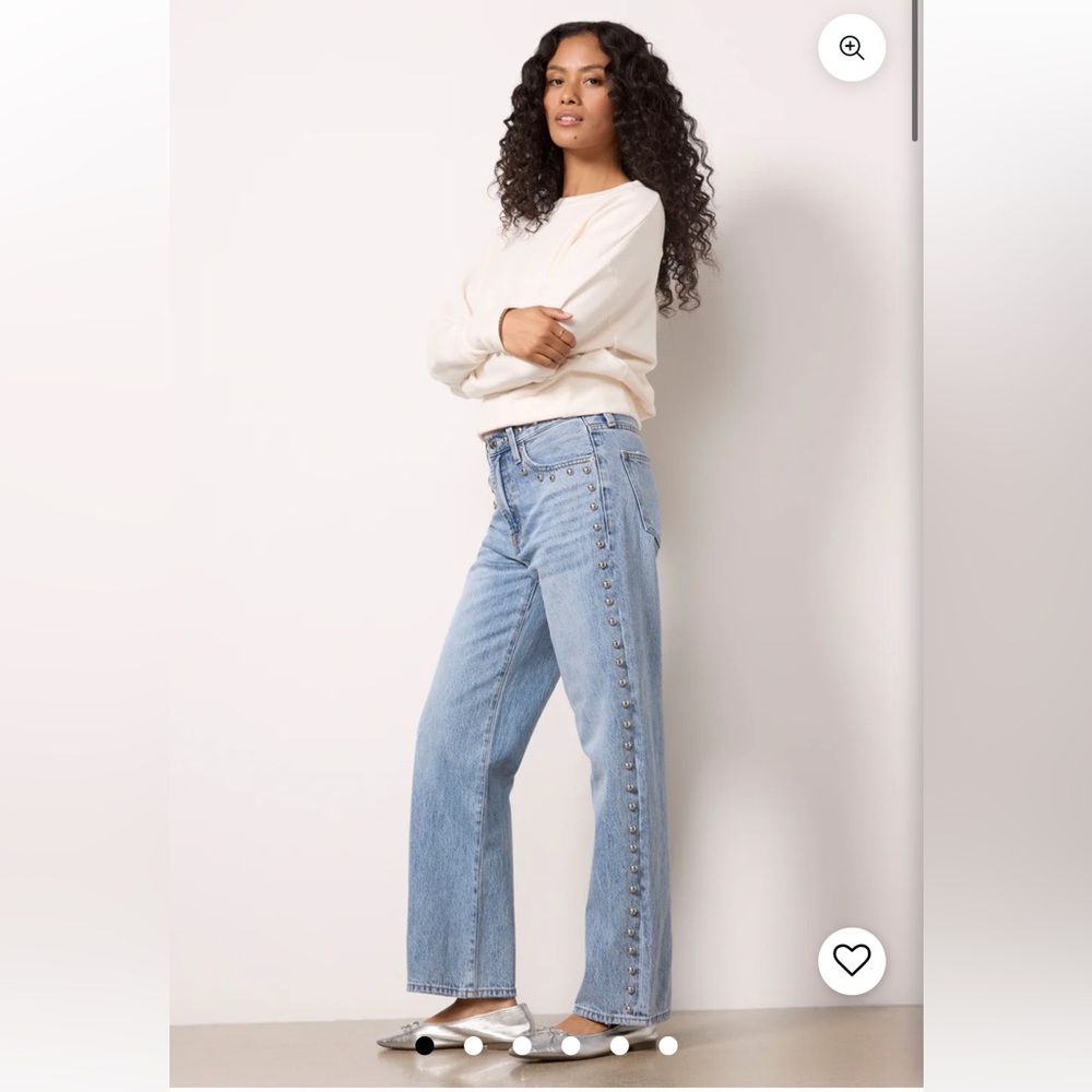 Pistola Lexi Bow Leg w Studs Women's Jeans